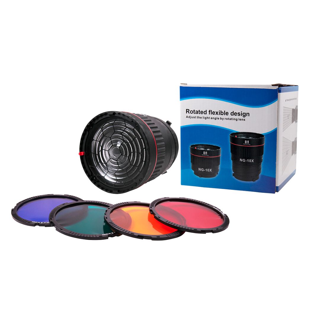 NANGUANG CN-10X focusing lens za bowens bajonet - 1