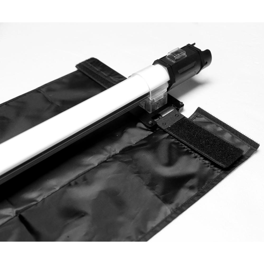 Nanlite BD-PT15C+EC (Fabric Barndoors and Grid for Pavotube 15C LED Tubes) - 3